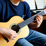 음악이론 실기 시험에서 흔한 실수 - Struggling with Chords**

"A student musician practicing guitar, looking frustrated while trying to ...